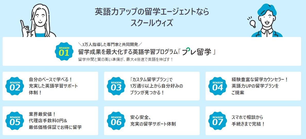 スクールウィズの特徴