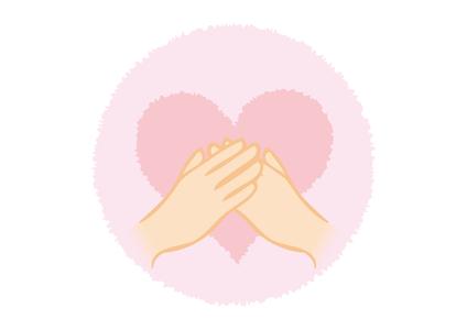 スキンシップ：physical contact のアイキャッチ